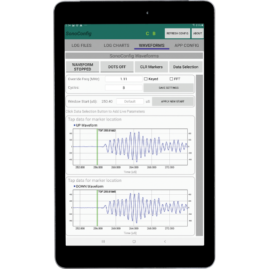 SonoConfig™ Instrument Interface Software