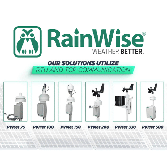 Hệ thống giám sát năng lượng mặt trời PVMet RAINWISE VietNam, LTD đại ...