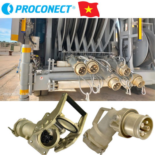 Socket 630A X6PM430S PROCONECT, 3PX6 Straight Receiving Socket 3P+N+E+ ...