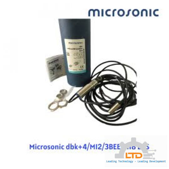 Cảm biến siêu âm Microsonic dbk+4/Empf/WK/3CDD/M18 – Giải pháp đo khoảng cách chính xác cao từ Đức Microsonic ViệtNam
