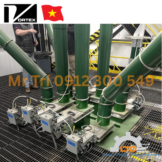 DR5-4CS-MG-PET DRX-2CS-SL-MG-PET Vortex USA - Giải pháp Van cổng chuyển hướng vật liệu - Khí trong đường ống đến từ Mỹ