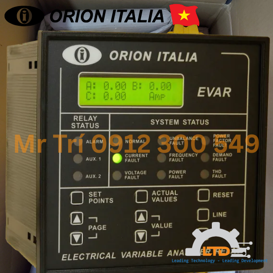 EVAR-5 ORION VIỆT NAM - LTĐ đại lý Power Meter & Monitor EVAR-5 ORION tại Việt Nam