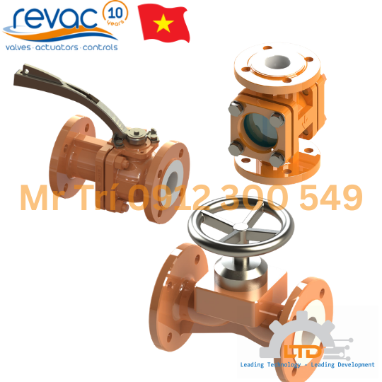 Globe Valve REVAC, Van cầu điều tiết dòng chảy REVAC GmbH VIỆT NAM