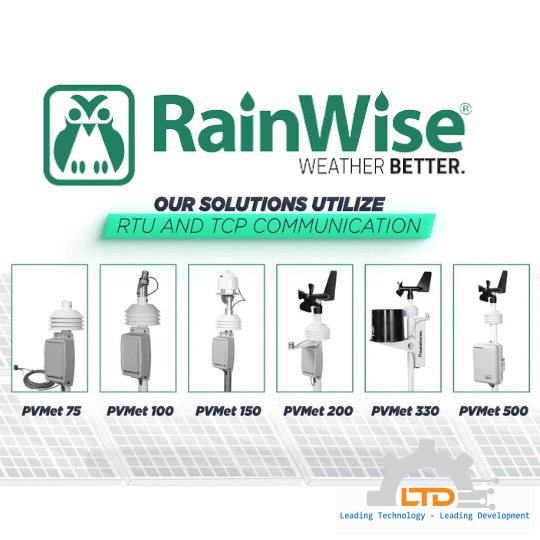 Hệ thống giám sát năng lượng mặt trời PVMet RAINWISE VietNam, LTD đại lý RAINWISE