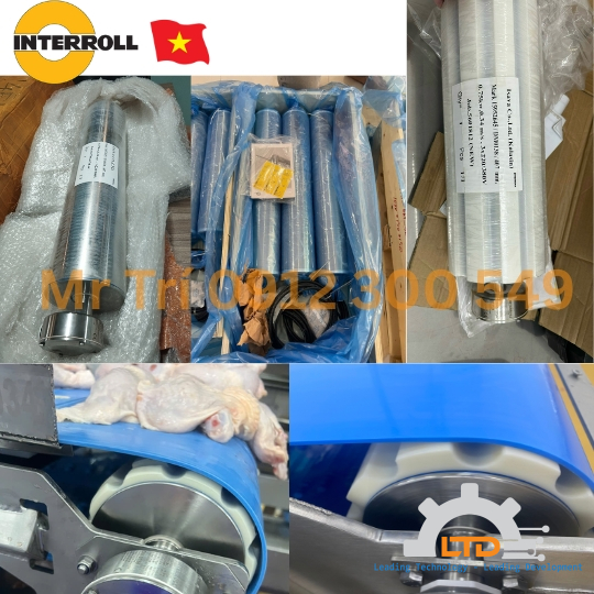 INTERROLL MI-DM0138 DM1383-A7E13B0E5NBK-457mm – Drum Motor 370W INTERROLL ViệtNam 