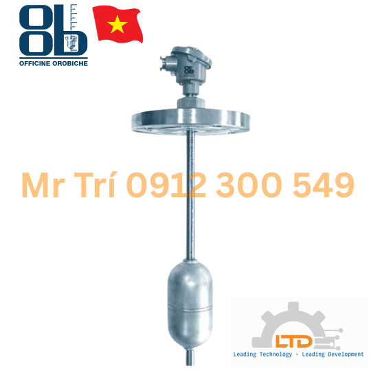 Máy đo mức chất lỏng áp lên đến 50Bar TLT.1500.JL.2L OFFICINE OROBICHE tại Việt Nam