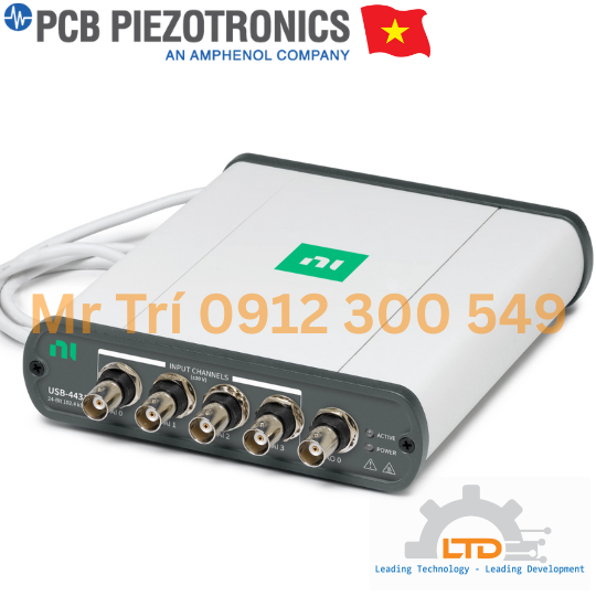 Mô-đun thu thập độ rung NI USB-4431 EMERSON VIỆT NAM - LTĐ ĐẠI LÝ PHÂN PHỐI NI USB-4431 EMERSON TẠI VIỆT NAM