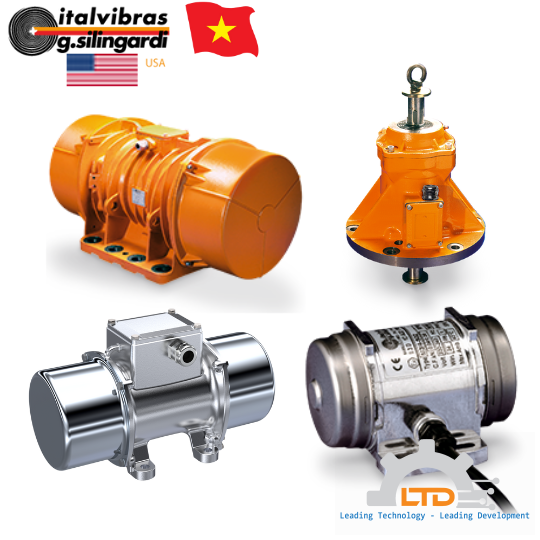 Motor rung điện cho ngành thực phẩm MVSS Italvibras-USA Việt Nam, Foot mounted electric vibrators Italvibras