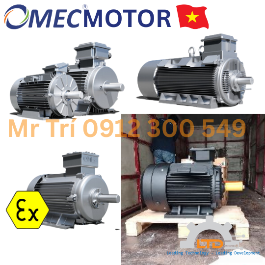 MOTOR IE4 OMEC OMV4-355L-4 380V 315KW 1480rpm OMEC MOTOR VIỆT NAM