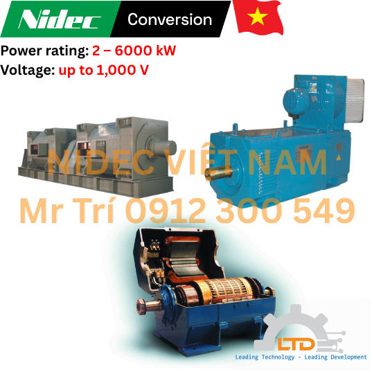 NIDEC ANSALDO CONVERSION VIỆT NAM, LTĐ ĐẠI LÝ PHÂN PHỐI NIDEC ANSALDO TẠI VIỆT NAM