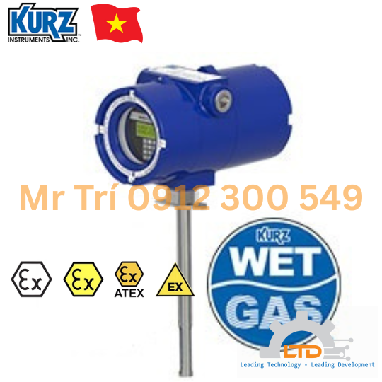 Thermal Flow Meters for Monitoring Dry and Wet Gas Kurz Instruments tại Việt Nam