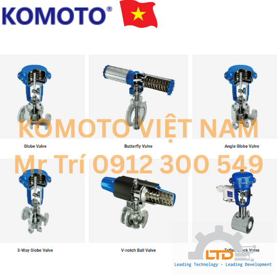 Valve Globe KOMOTO, Globe Control Valves KOMOTO Việt Nam