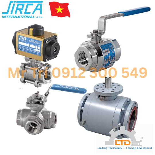 Van bi Sirca, Valves Ball Sirca, Van bi on‑off Sirca, LTĐ đại lý phân phối Van bi Sirca Việt Nam