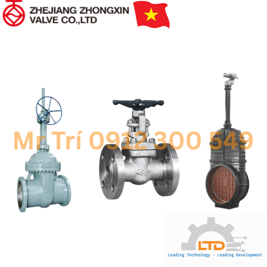 Van cổng (Gate Valve) Zhejiang Zhongxin Valve, Van gate Trung Quốc chất lượng cao giá tốt tại Việt Nam