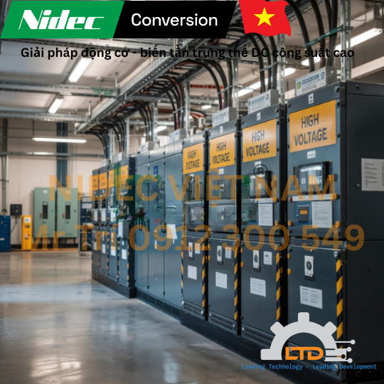 GH225 SK 280kW Nidec Ansaldo, Motor DC công suất lớn cho nhà máy thép Nidec Ansaldo tại Việt Nam