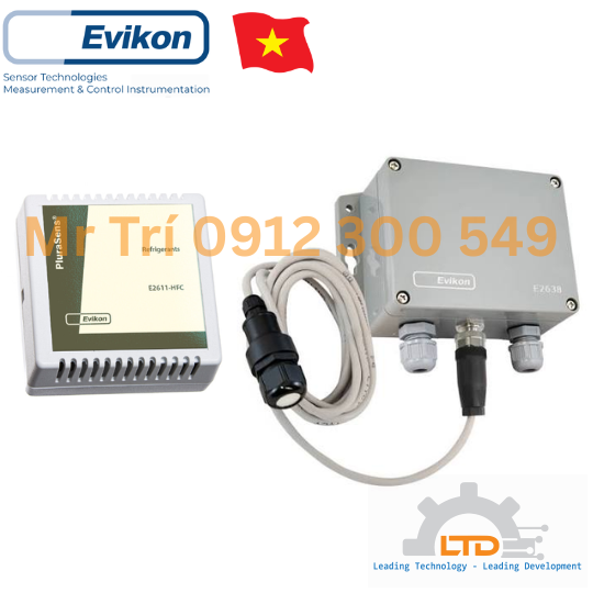Cảm biến đo khí gas lạnh Evikon E2611-HFC, Đại lý Evikon Việt Nam