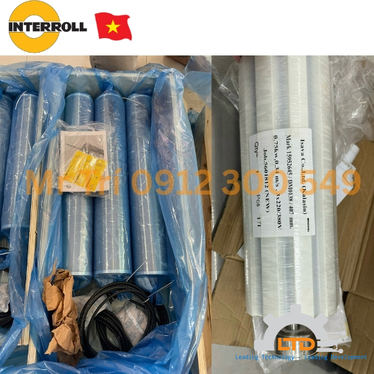 INTERROLL MI-DM0138 DM1383-A7E13B0E5NBK-457mm – Drum Motor 370W INTERROLL ViệtNam 