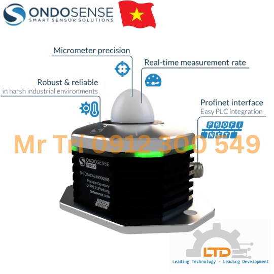 Giải pháp công nghệ rada đo mức, khoảng cách với sai số ±1 µm 1600°C Công nghệ Đức hãng Ondosense Việt Nam