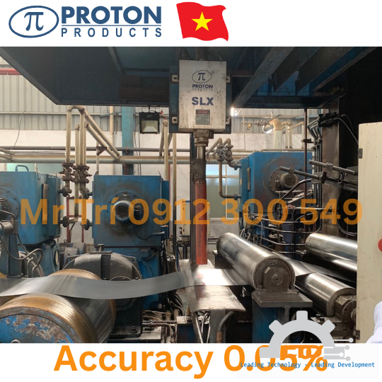 Giải pháp đo chiều dài thép nóng chính xác cao, Proton Products LTD Việt Nam, đo chiều dài thép nóng Proton