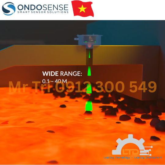 Giải pháp giải pháp đo mức kim loại nóng chảy 1600°C hãng Ondosense Việt Nam