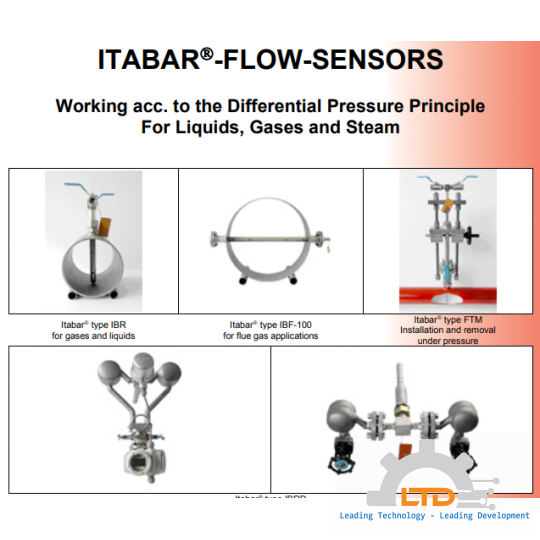 ITABAR Pitot Tube Flow Meters từ Germany
