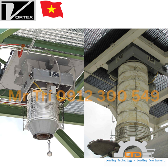 Ship Loading Vortex , Giải pháp tải vật liệu rời vào xe tải, toa tàu, barges từ hãng Vortex USA tại Viet Nam