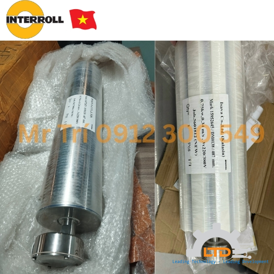INTERROLL MI-DM0138 DM1383-A7E13B0E5NBK-457mm – Drum Motor 370W INTERROLL ViệtNam 