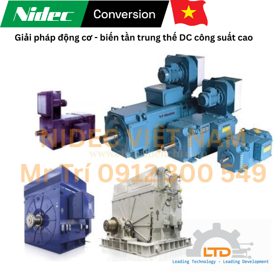 Motor GH280S Nidec, Động cơ GH280S Nidec tại Việt Nam