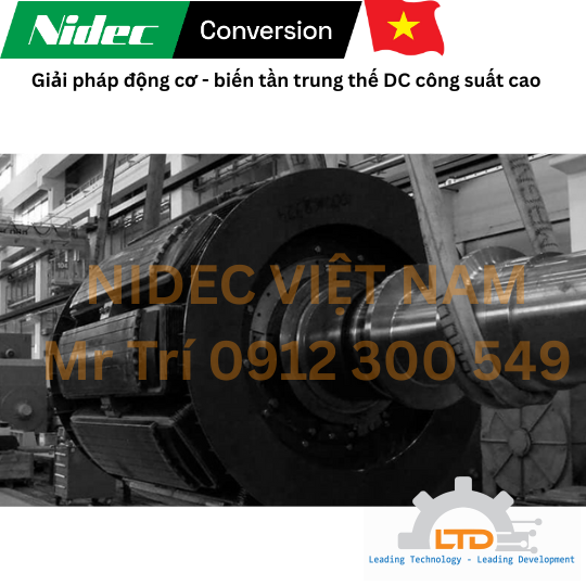 Motor Nidec Conversion ET, Động cơ DC công suất lớn động cơ chống cháy nổ hãng Nidec Ansaldo, LTĐ đại lý chính thức Nidec Ansaldo tại Việt Nam