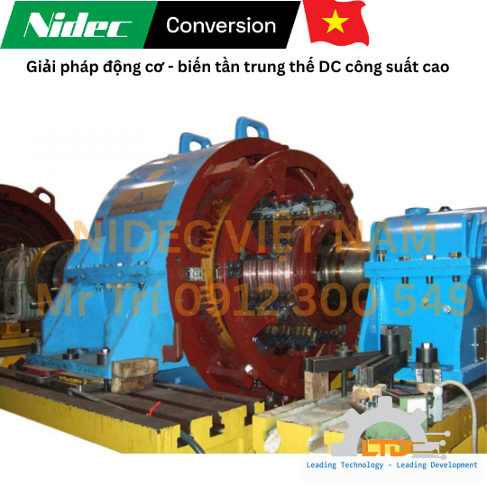 Motor DC trung thế Nidec GH225 GH250 GH280 NIDEC ANSALDO CONVERSION Việt Nam