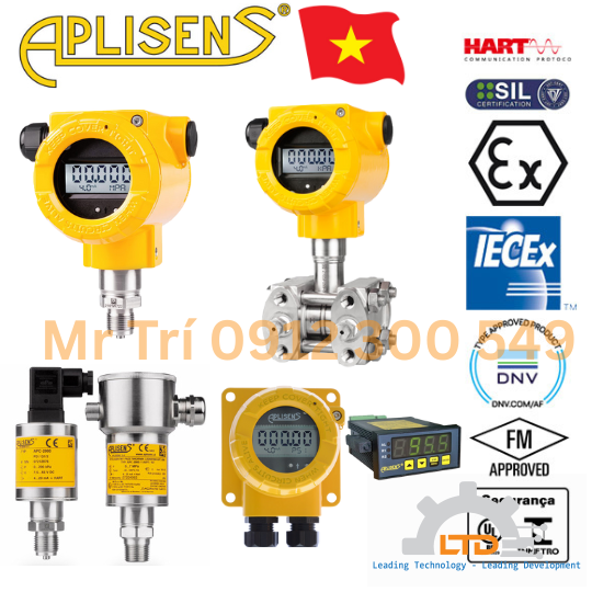 Smart pressure transmitter APC-2000/ALW/SS/0÷600 bar/0-500bar/1/2''NPTM/US APLISEN Việt Nam