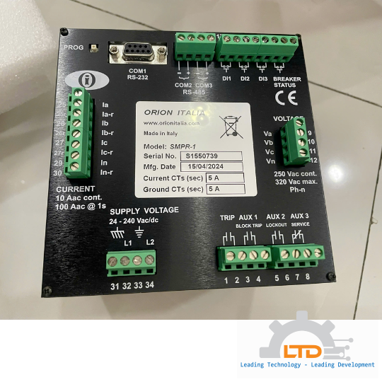 SMPR-155, Rơle bảo vệ dòng điện, điện áp SMPR-155, SMPR-155 Orion Italia, Đại lý Orion Italia tại Việt Nam