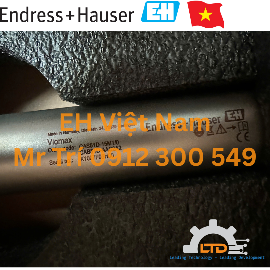 CAS40D-AA1A1A1+F2G3 Endress+Hauser, Cảm biến COD, TOC, SAC254, UV254 Endress+Hauser tại Việt Nam