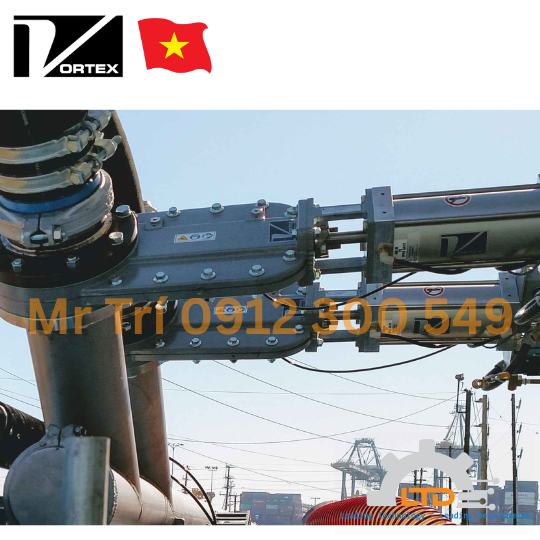 DR5-4CS-MG-PET DRX-2CS-SL-MG-PET Vortex USA - Giải pháp Van cổng chuyển hướng vật liệu - Khí trong đường ống đến từ Mỹ