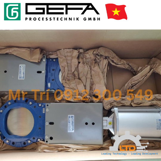 Van cửa dao GEFA - Knife Gate Valves GEFA Processtechnik Việt Nam