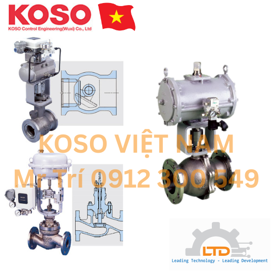 Van điều tiết 501T-2227LARS KOSO TẠI VIỆT NAM, Control Valve 501T-2227LARS KOSO