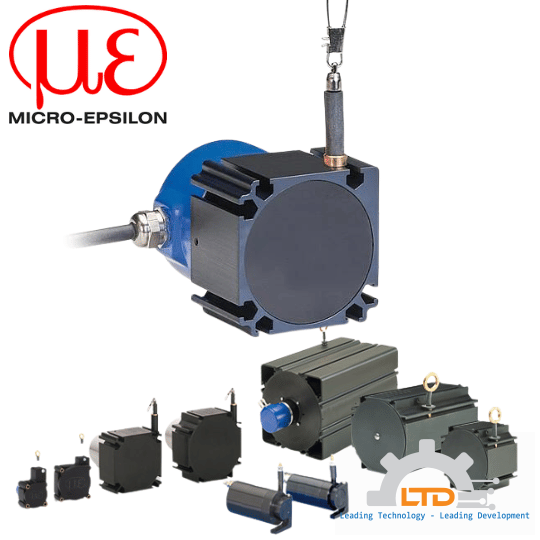 Cảm biến dây rút WDS-3000-P115-SR-I Micro‑Epsilon Việt Nam, Draw-wire displacement sensor Micro‑Epsilon Việt Nam
